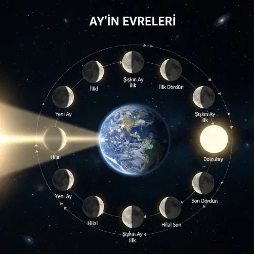 Ay Neden Sürekli Şekil Değiştirir?